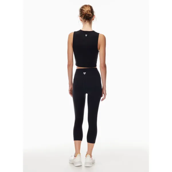 Aritzia Tna Atmosphere Cropped Black pant/leggings XS NWT Sold out - Image 3