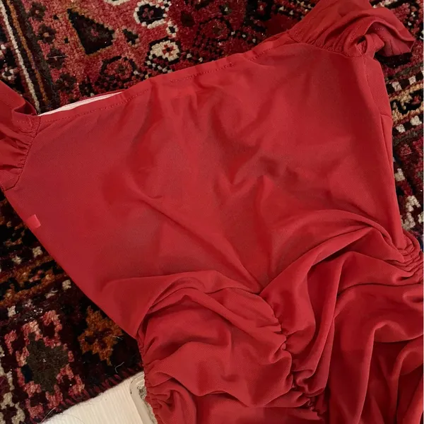 Terra cotta corset dress Red Size M - Image 14
