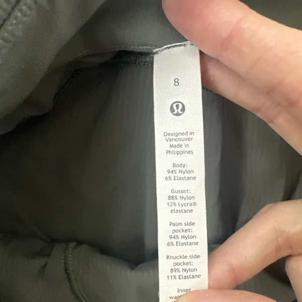 Lululemon Beyond The Studio Crop Pants Olive Green Athleisure Women's 8 x 25 - Image 5