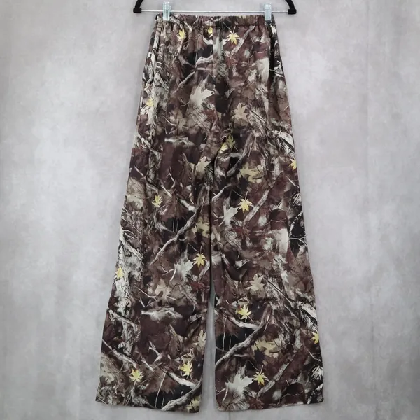 Coolane Camo Wide Leg Straight Leg Drawstring Pull On Trousers‎ Pant S Small - Image 3