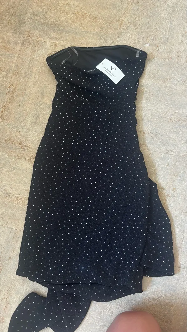 windsor black strapless dress mini  - Image 3