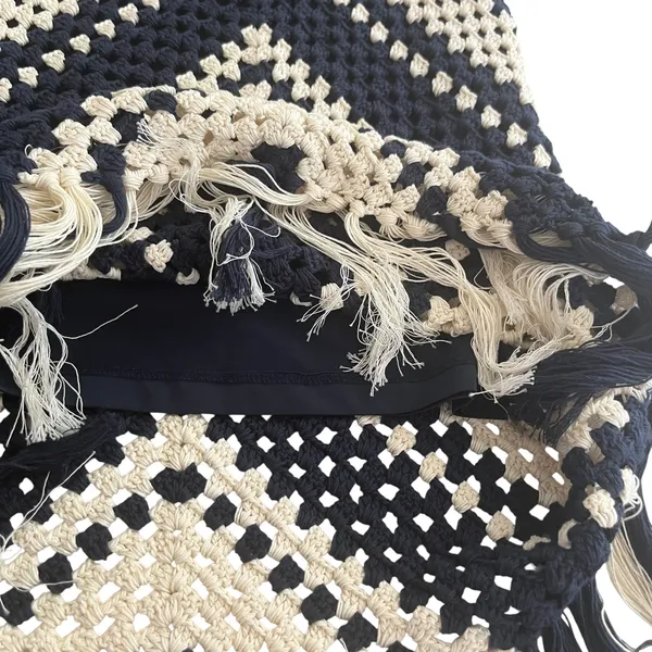 Zimmermann Chintz Crochet Fringed Chevron Striped Boho Beach Midi Skirt Size 0P - Image 7