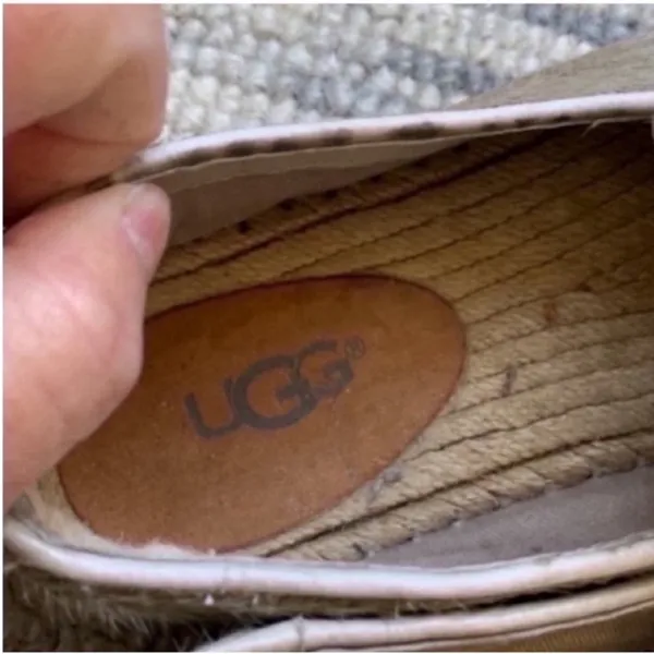 UGG Tan Slip-On Loafers with Suede Texture - Image 11