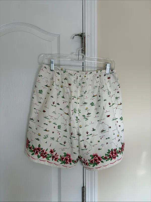 J. Crew Cosmo short in map-print cotton poplin S - Image 8