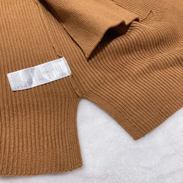 NWT Old Navy Brown Textured Long-Line Open-Front Cardigan Sweater - Image 6
