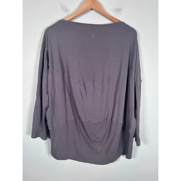 Lululemon Back In Action Long Sleeve Shirt Womens L dusty Lavender Athleisure - Image 5