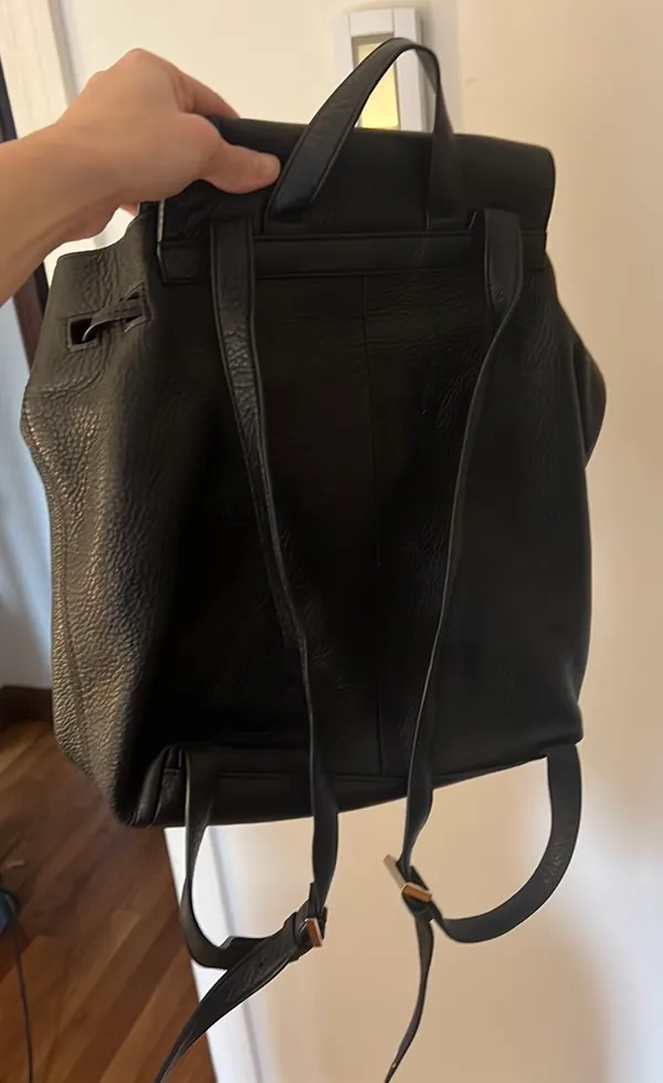 Kate Spade Black Leather Backpack - Image 4