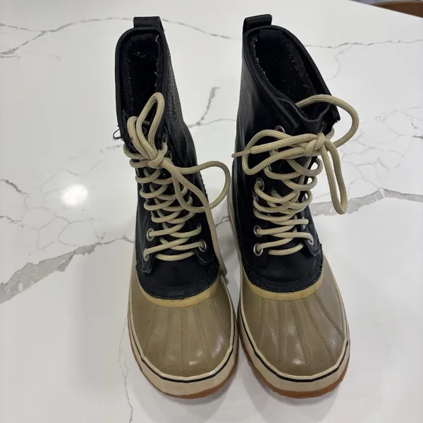 SOREL Boots Womens Size 8 1964 Premium CVS Insulated Waterproof Snow Duck - Image 2