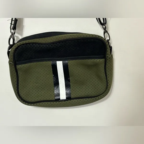 Haute Shore Crossbody Neoprene Purse Bag‎ Army Green - Image 2