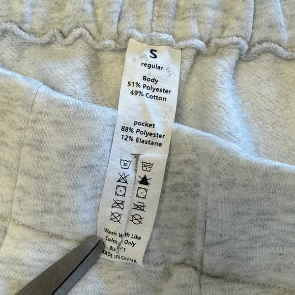 Halara Wide Leg Pleated Sweatpants Heathered Grey High Rise Size Sm Regular - Image 8