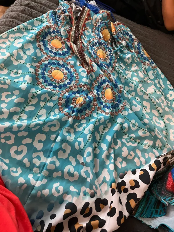 flowy top Blue - Image 7