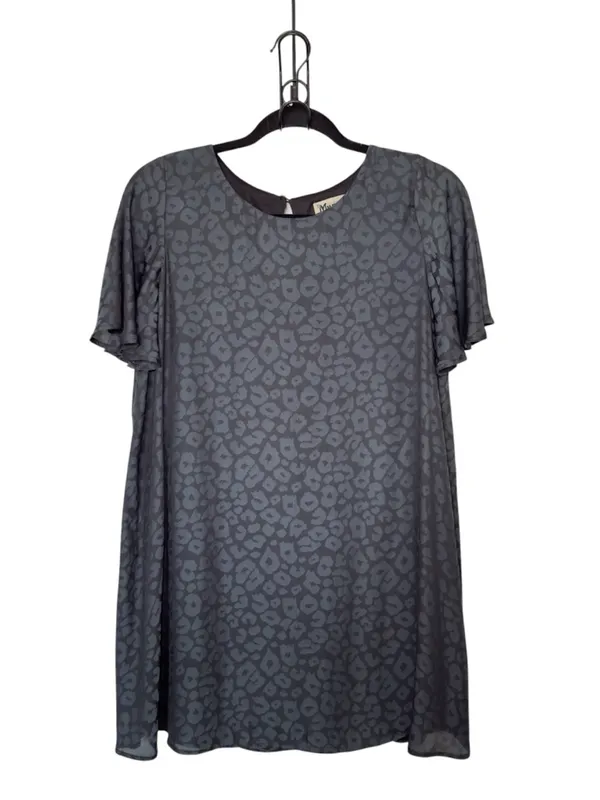 Show Me‎ Your Mumu XS Charcoal Leopard Print Mini Dress Whimsigoth Indie Sleaze - Image 3
