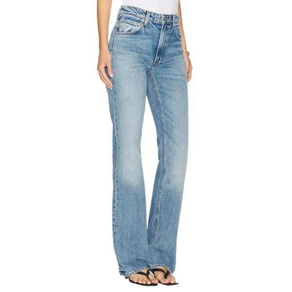 GRLFRND Melanie High Rise Boot Cut in Beverly Blvd 23 New Womens Denim pants - Image 4