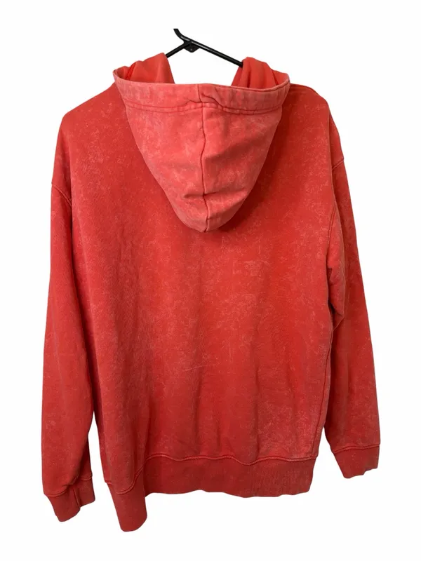 Nike Sportswear Womens Acid Washed Fleece Hoodie Sweatshirt Center Swoosh - Image 2