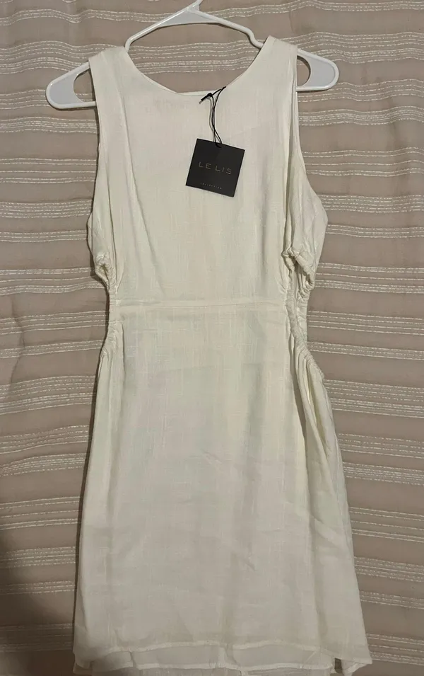 Le lis White Mini Dress - Image 4