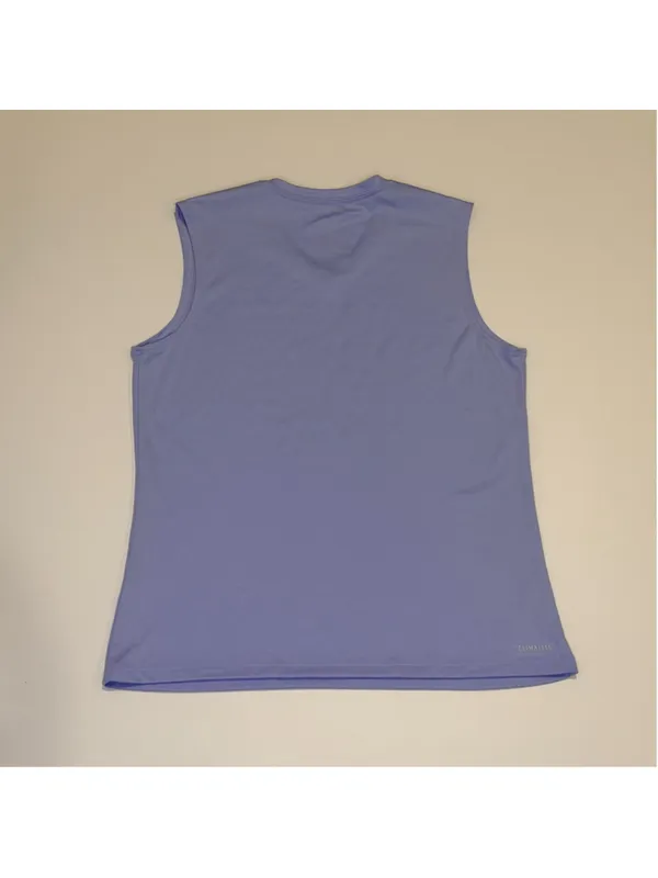 adidas Women’s Small Purple Softball Tank Top Eat Sleep Pitch Repeat - Image 5