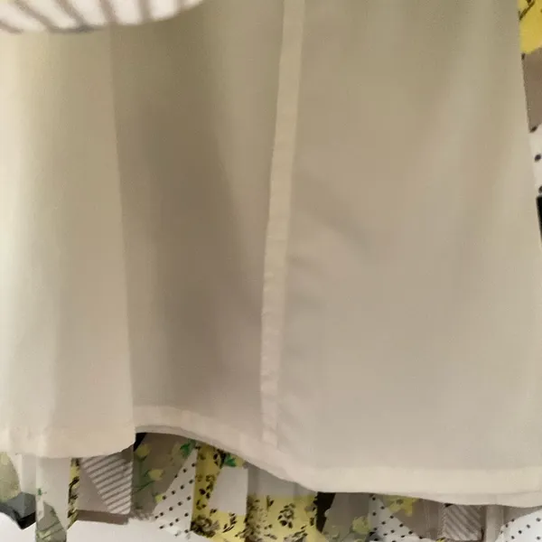 Calvin Klein Pleated‎ Chiffon Midi Skirt Size 6 Multicolor - Image 6