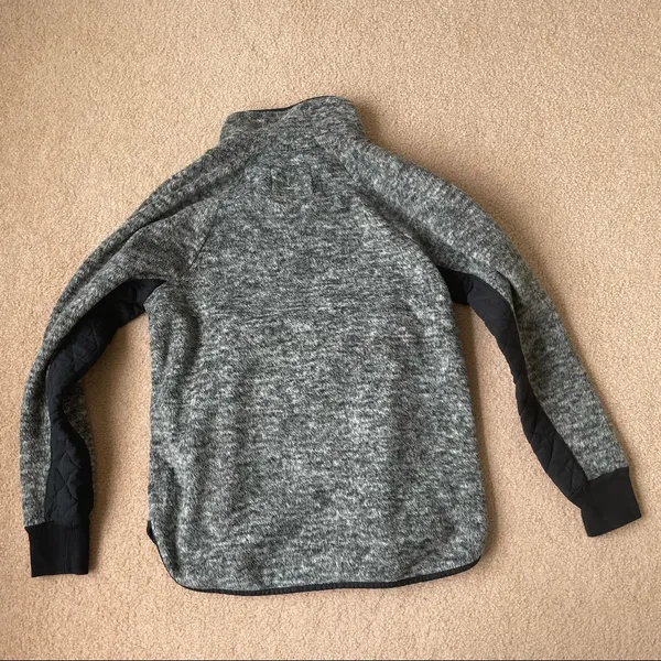 Asymmetrical Snap Up Fleece Grey Abercrombie - Image 5