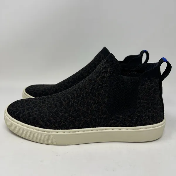 Rothy’s The Chelsea Espresso‎ Spot Boots Sneakers Slip Pull On Women’s Size 7 - Image 4