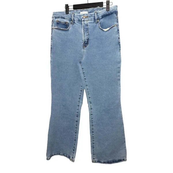 Good American Good Legs Crop Mini Boot Jeans Mid Rise 12/31 - Image 3