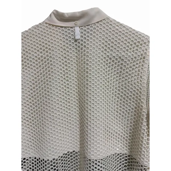 Rag & Bone Luna Mesh Silk Blend Shirt Bone Women's Size Medium - Image 4