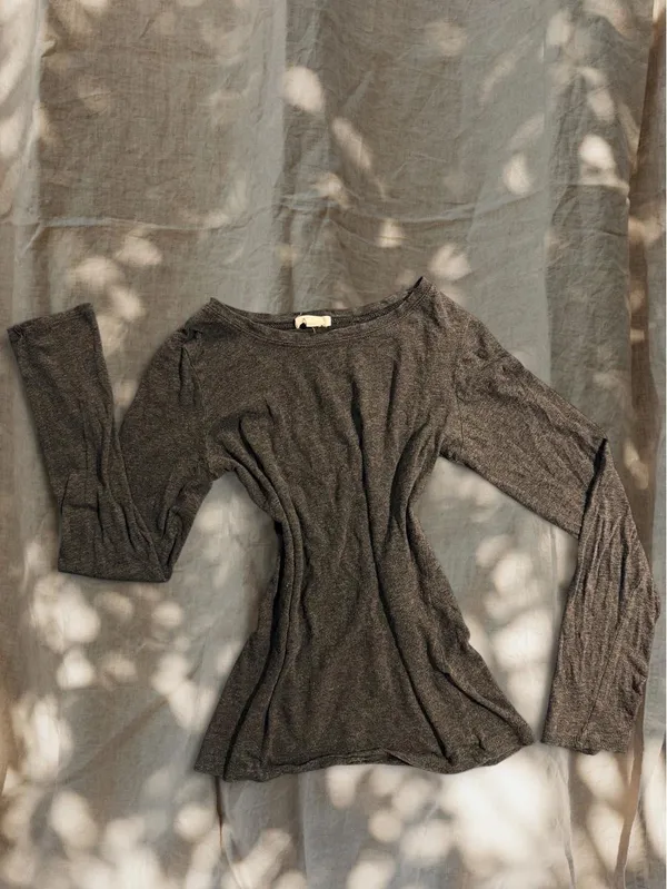 Bozzolo Grey Long Sleeve Shirt - Image 5