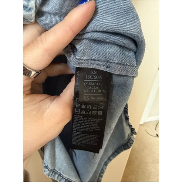 ALLSAINTS Sonny Tencel Dress Size XS - Image 4