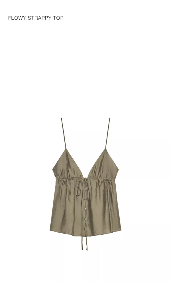 Zara flowy strappy top - Image 4