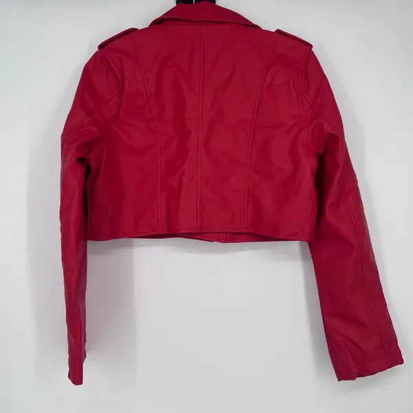 Nikki Lund Water Repellent Michaela Jacket Sz Medium Red - Image 5