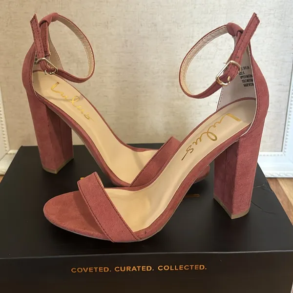 Lulus Taylor Rusty Rose Heels - Image 2