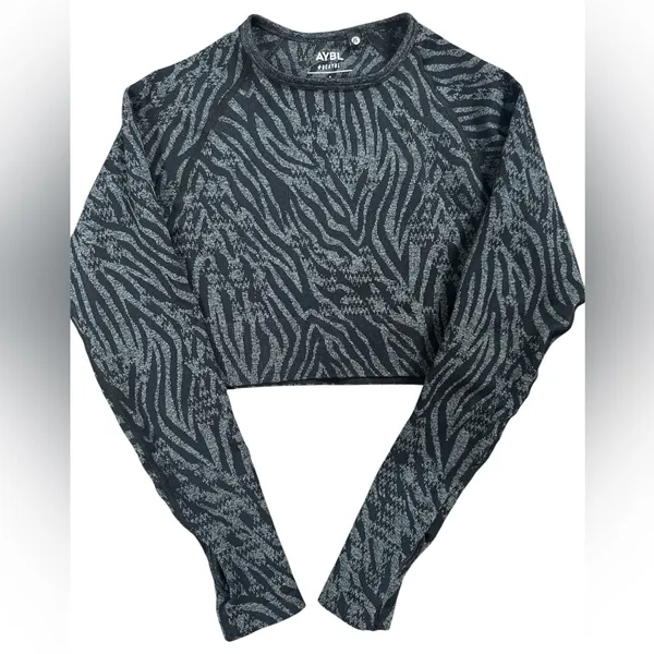 AYBL Evolve Camo Seamless LS Crop Top - Image 4