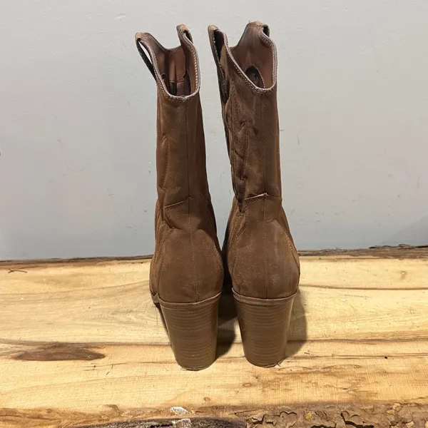 Mia Brown Cowgirl Boots Size 8.5 B30‎ - Image 7