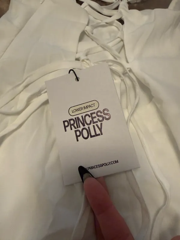 Princess Polly White Dress Petite - Image 5