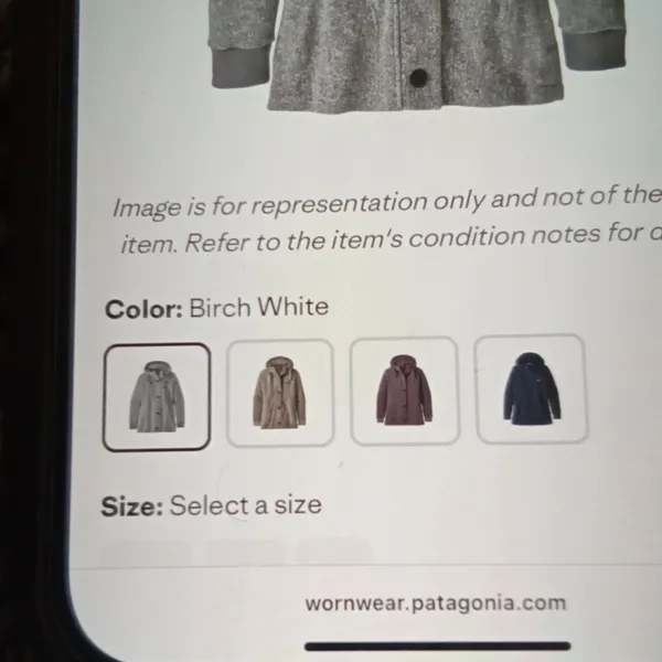 Patagonia Womens Better Sweater Coat Birch White Outdoor Winter Suze Xs - Image 8