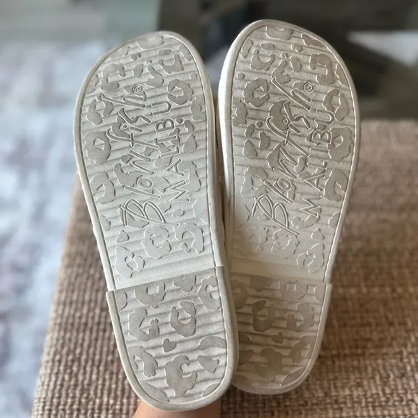 Flexeaze Elegant White Cream Women's Sandals Size 9 - Image 6