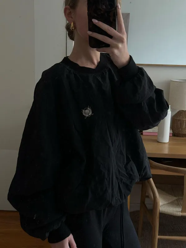 Vintage Pullover Black Size L - Image 4