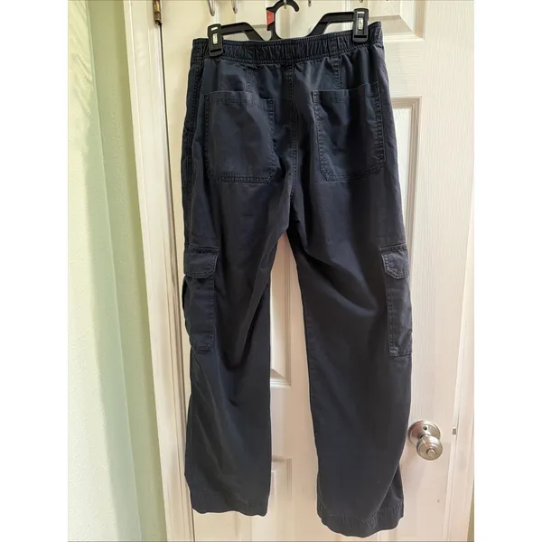 Abercrombie & Fitch Navy Cargo Pants Sz 6 Y2K Vibes Womens - Image 2
