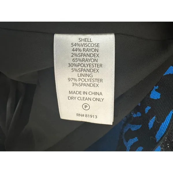 Plenty By Tracy Reese Anthropologie Medallion Foulard Frock Dress Blue 8 NEW - Image 3