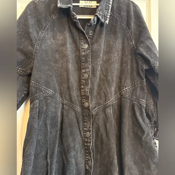 We The Free Sammi Denim Mini Dress, XS - Image 3