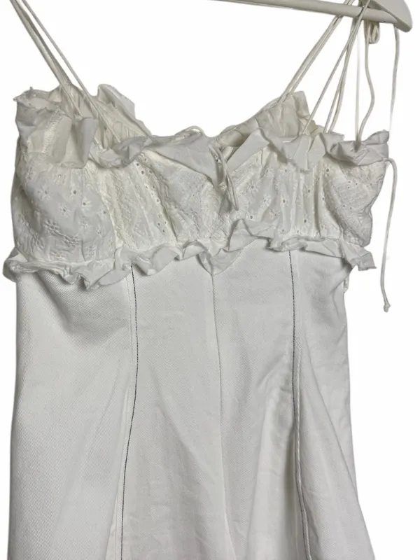 For Love Of Lemons White Mini Dress - Image 5