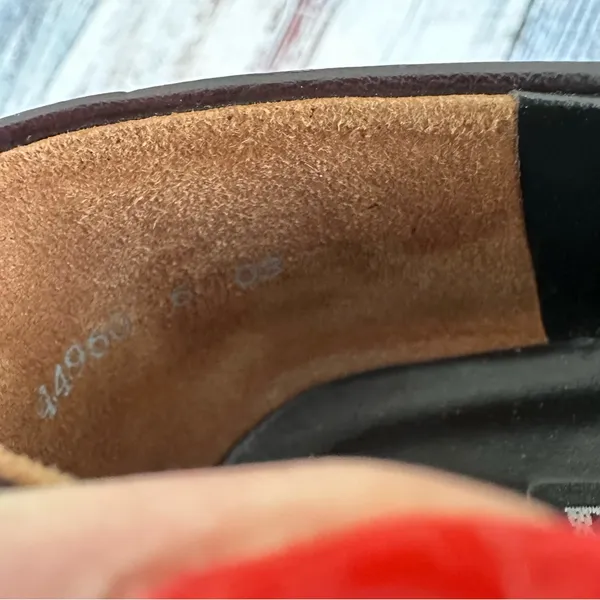 Vintage Paul Green Dark Brown Leather Mid-Heel Dress Shoes - Image 8