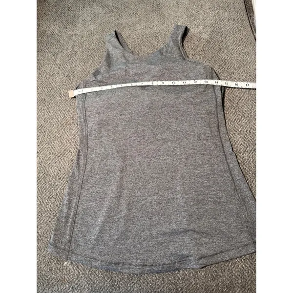All in Motion Grey Racerback‎ Athleisure Tank Top Built in Bra Active Small - Image 4