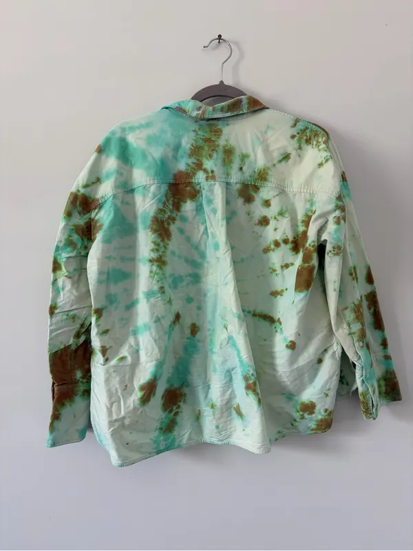 Everlane Organic Cotton Relaxed Boxy Fit Button Down Long Sleeve Blouse S - Image 6