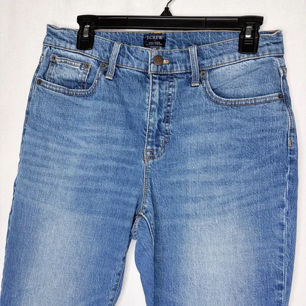 J. Crew Mid-Rise Flare Crop Jeans - Image 5