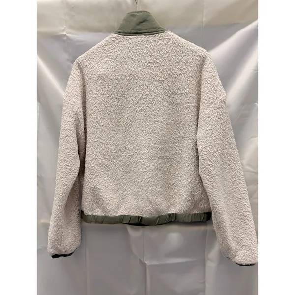 Vuori Cozy Sherpa Popover Women's Sherpa Pullover in Dune Large Fall Winter Cozy - Image 8