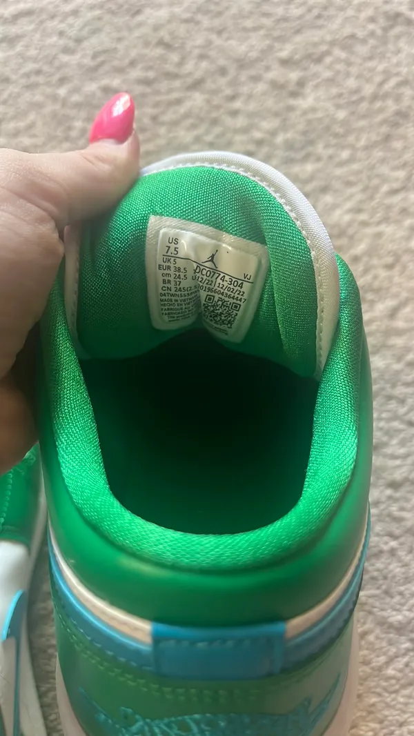 Nike Jordan Green 1 - Image 3