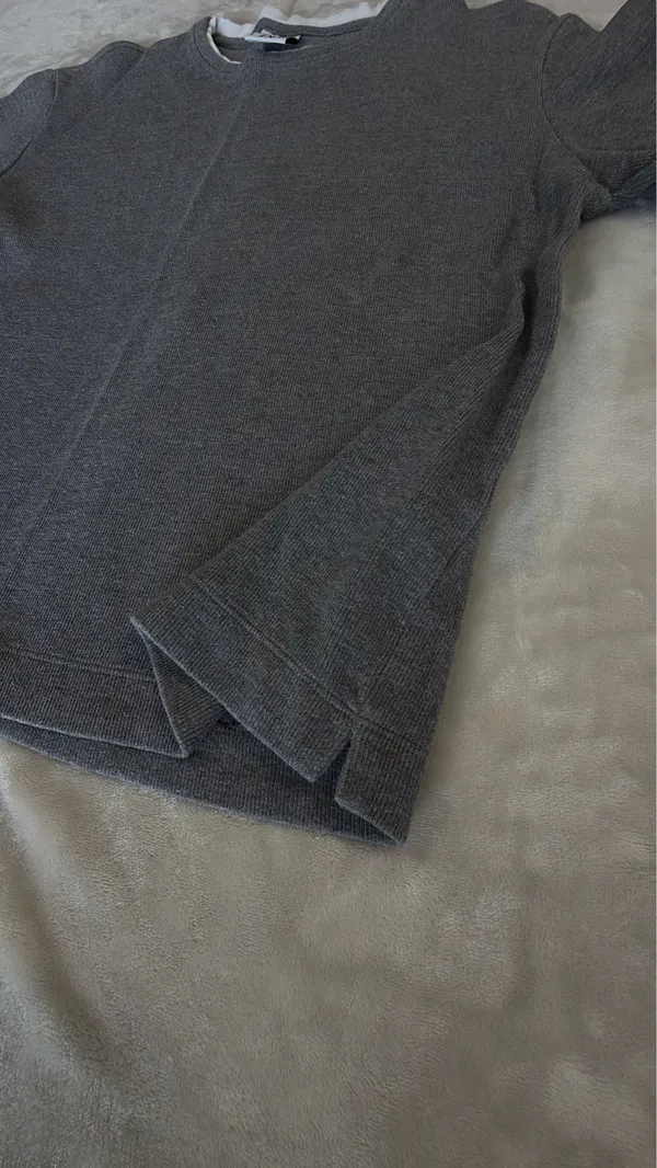 ZARA Women’s Gray Long Sleeve Sweatshirt Pullover - Image 3