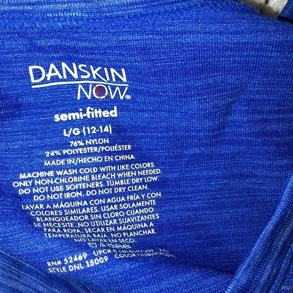 Danskin Now large 12-14 semi fitted athletic top - Image 4