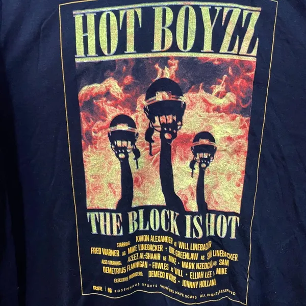 Hot Boyzz 49ers The Block is Hot Long Sleeve T-Shirt XL - Image 4