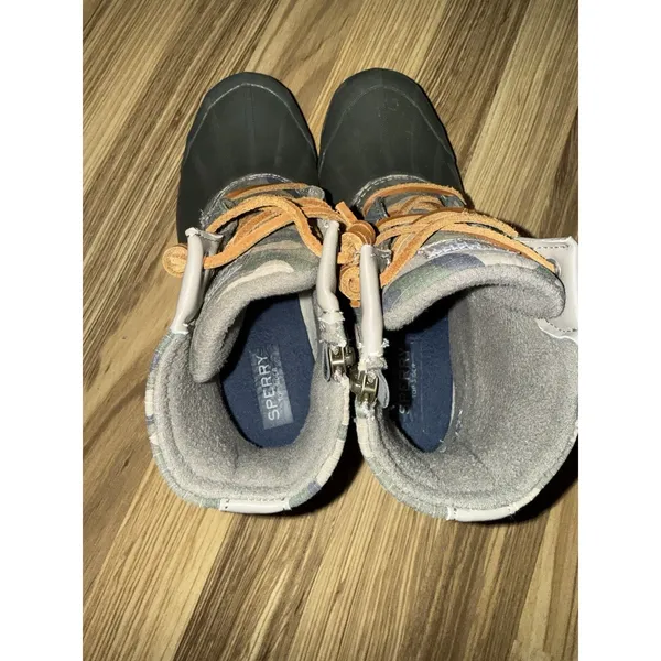 Sperry Syren Gulf Camo Driftwood Women's 8.5‎ Top-Sider Duck Boots green Tan - Image 5